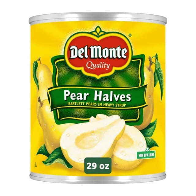Del Monte Halves pear, front of pack