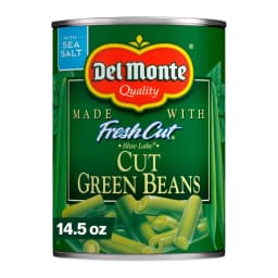 Del Monte Cut Green Beans, front of pack