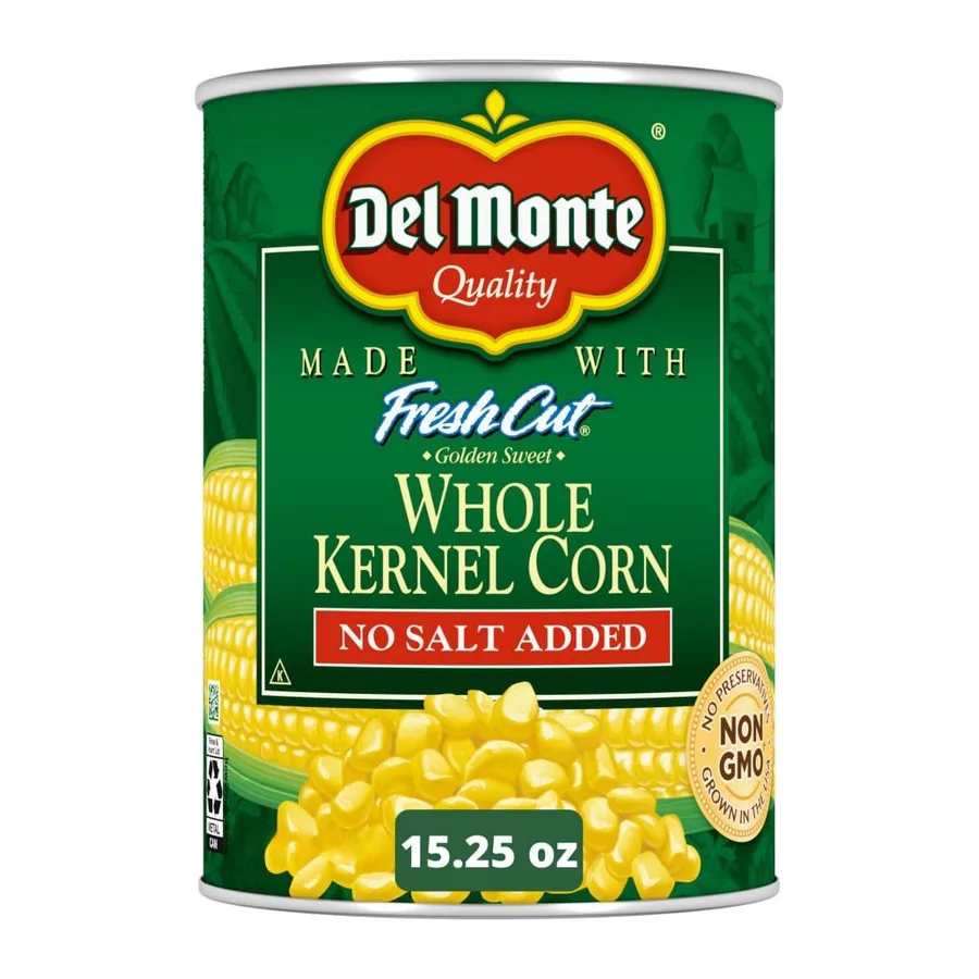 Del Monte Quality Whole kernel corn, front of pack