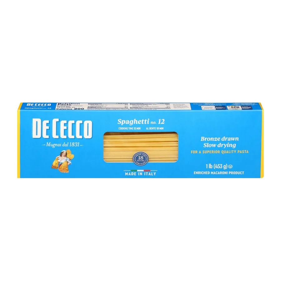 De Cecco Spaghetti, front of pack