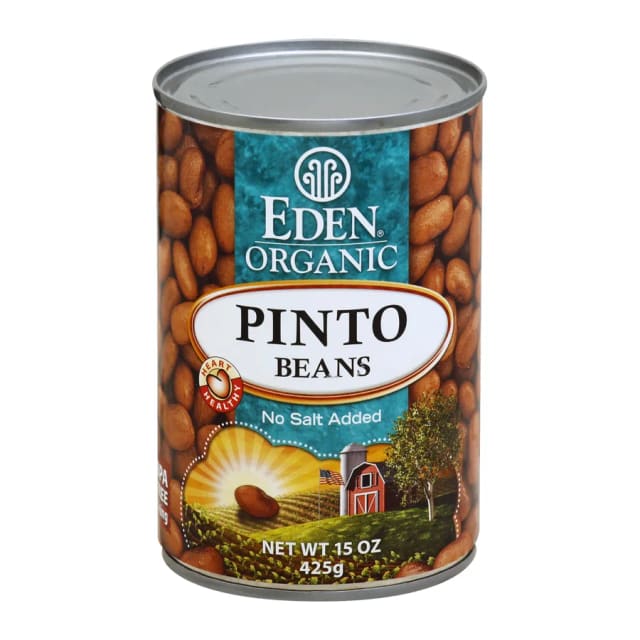 Eden Pinto Beans, No Salt Added, Organic, front of pack