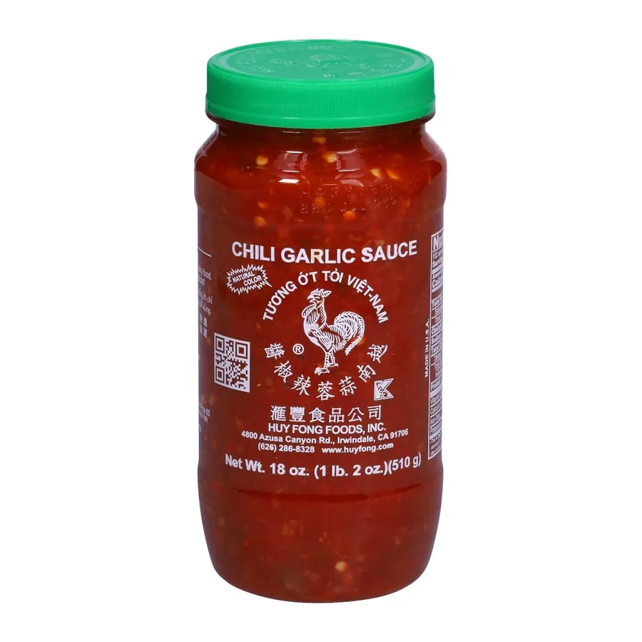 Huy Fong Foods Chili Garlic Sauce, front of pack
