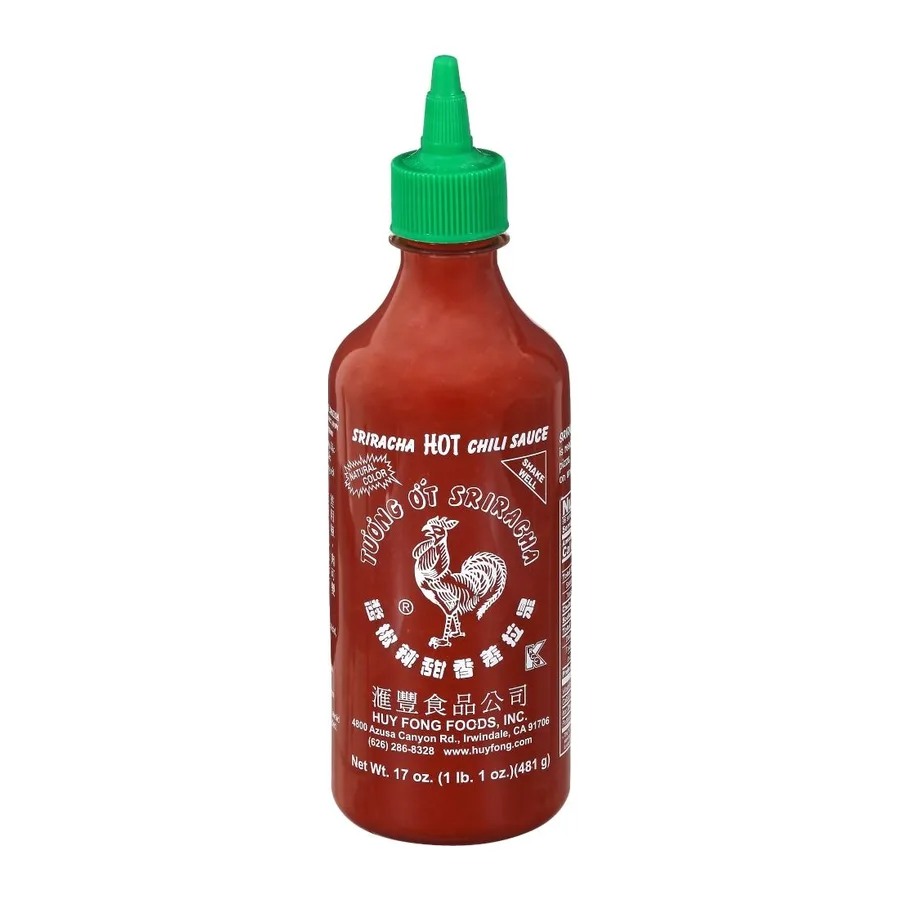 Huy Fong Foods, Inc. Sriracha Hot Chili Sauce, front of pack