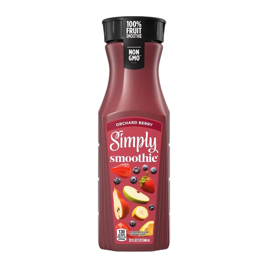 Simply 100% Orchard Berry Juice Blend, front of pack
