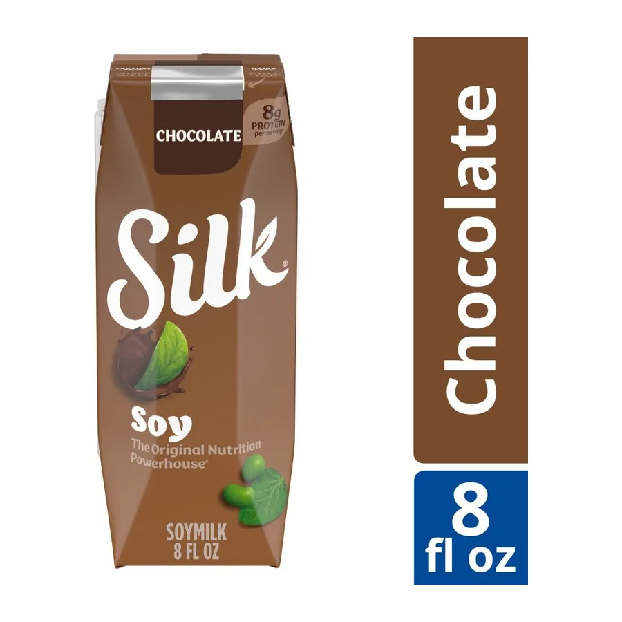 Silk Chocolate Soymilk, Single Serve, front of pack