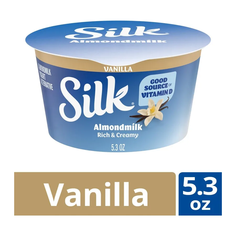 Silk Almondmilk Yogurt Alternative Vanilla, front of pack