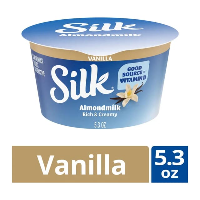 Silk Almondmilk Yogurt Alternative Vanilla, front of pack