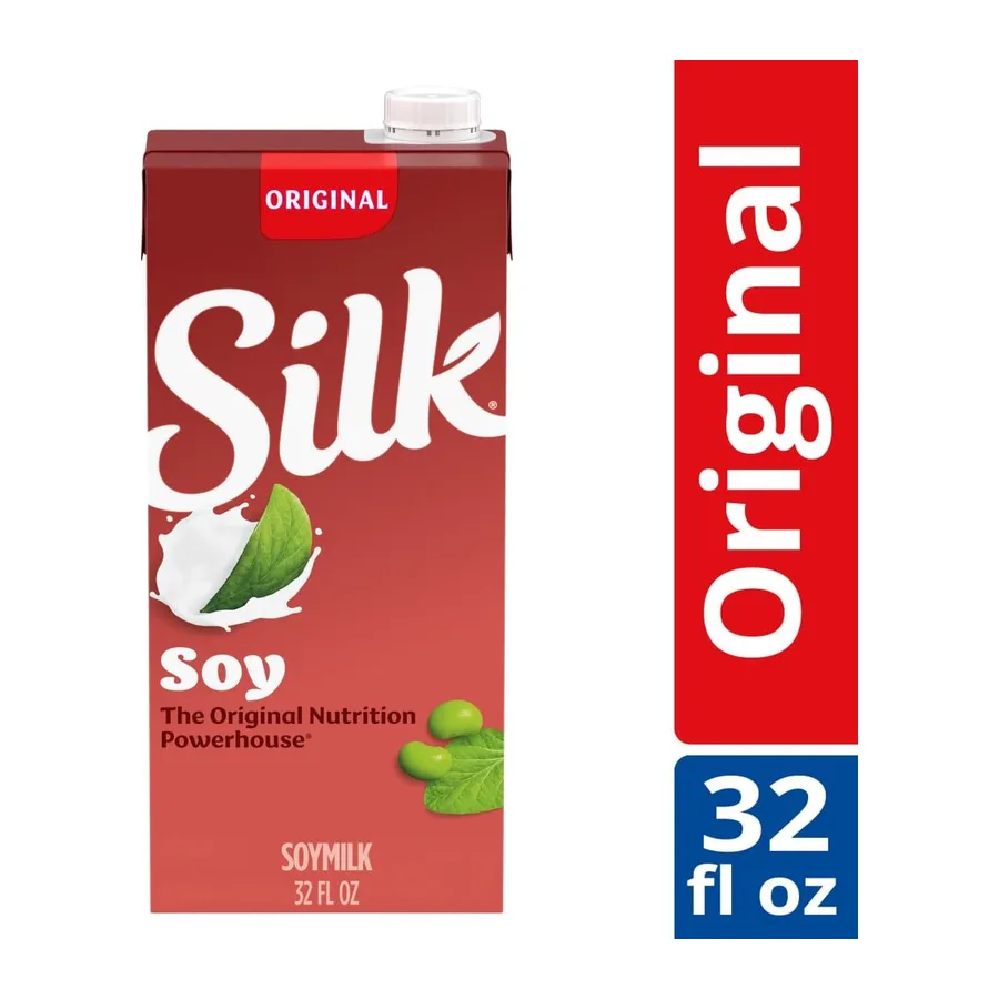 Silk Shelf Stable Original Soymilk, front of pack