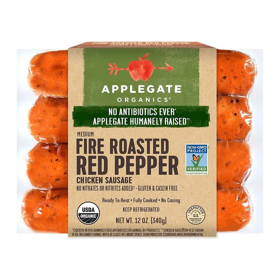 Applegate Chicken Sausage, front of pack