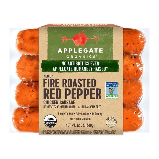 Applegate Chicken Sausage, front of pack