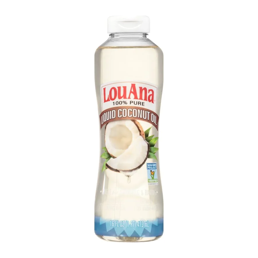 Louana Liquid Coconut Oil, front of pack