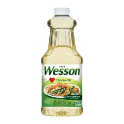 Wesson Canola oil, front of pack