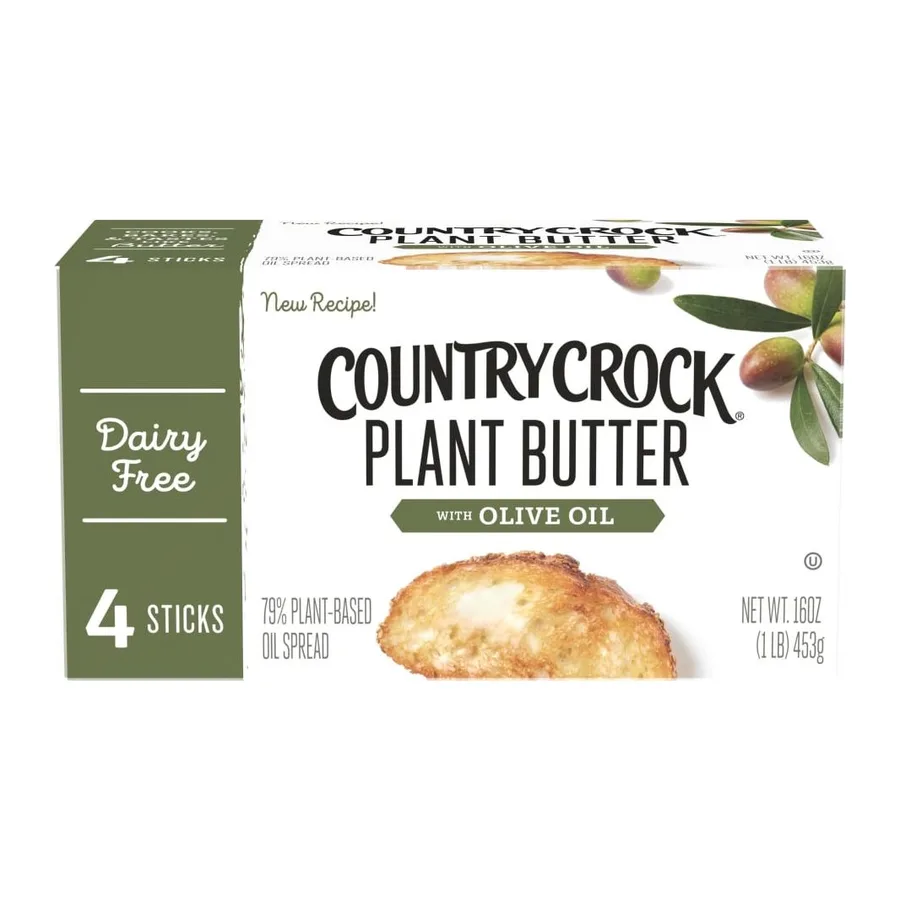 Country Crock Plant butter with olive oil stick, front of pack