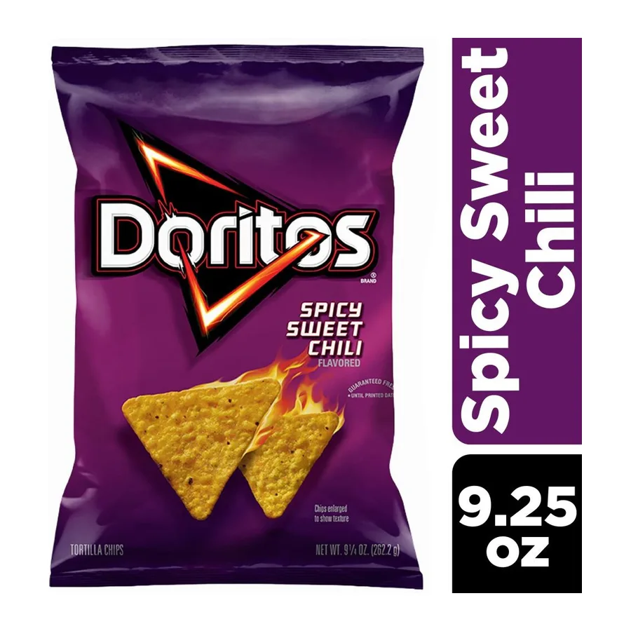 Doritos Spicy Sweet Chili Doritos, front of pack