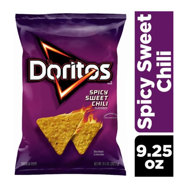 Doritos Spicy Sweet Chili Doritos, front of pack