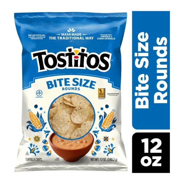 Tostitos Original Restaurant Style Tortilla Chips, front of pack
