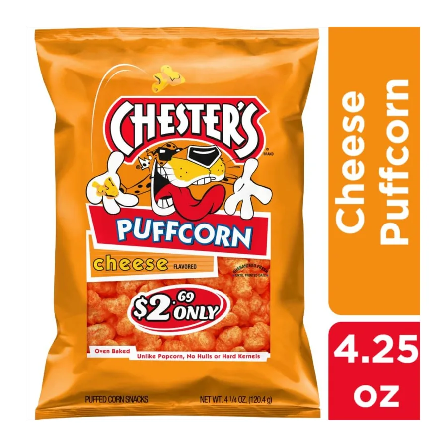 Chester's Chester’s Puffcorn, front of pack