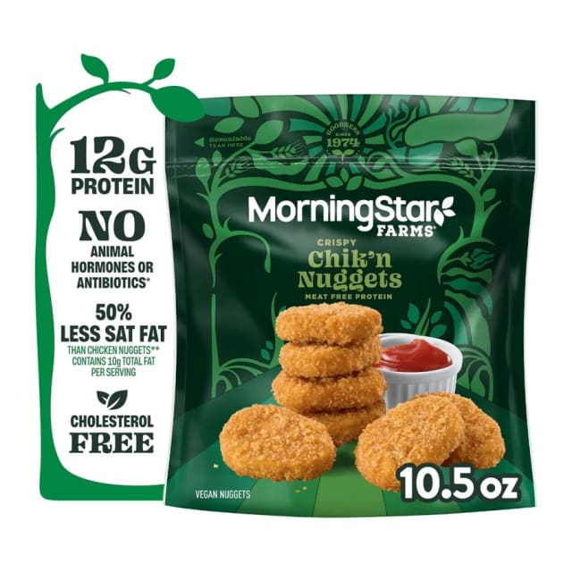 Morningstar Farms Veggie Chik’N Nuggets, front of pack