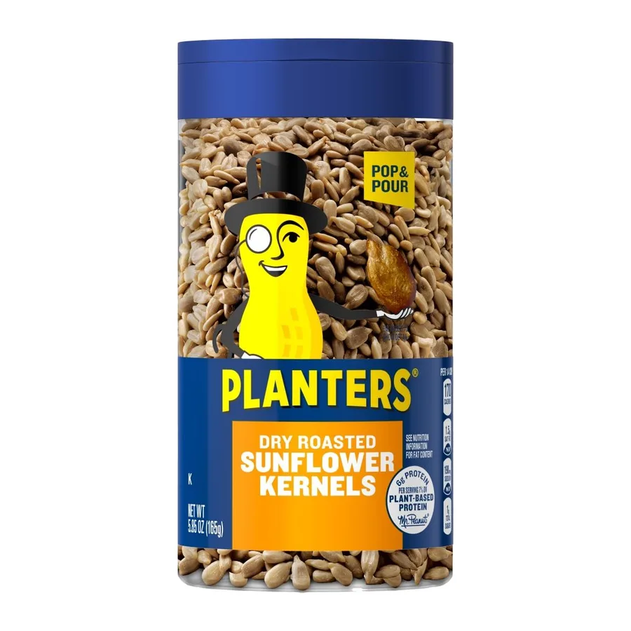 Planters Dry Roasted Sunflower Kernels, front of pack