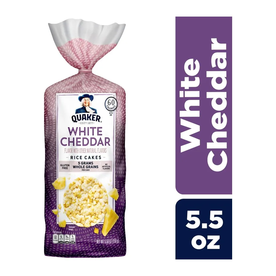 Quaker Rice cakes, front of pack