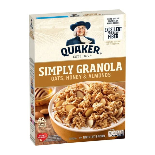 Quaker Simply Granola, front of pack