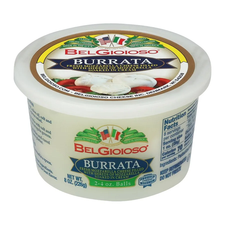 Belgioioso Burrata Cheese, front of pack