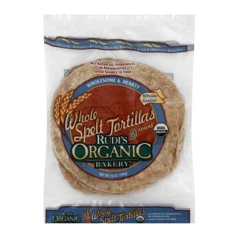 Rudi's Organic Bakery Organic Whole Spelt Tortillas, front of pack