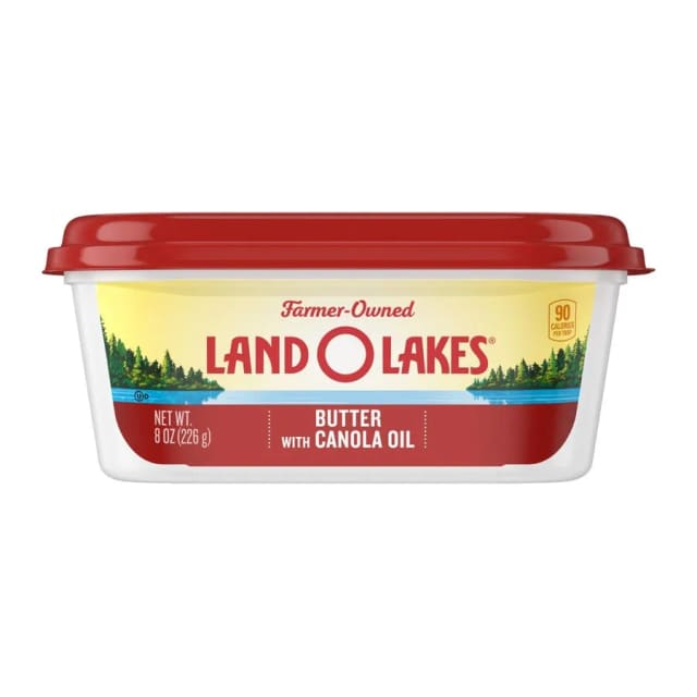 Land O'Lakes Land o lakes butter with canola oil, front of pack