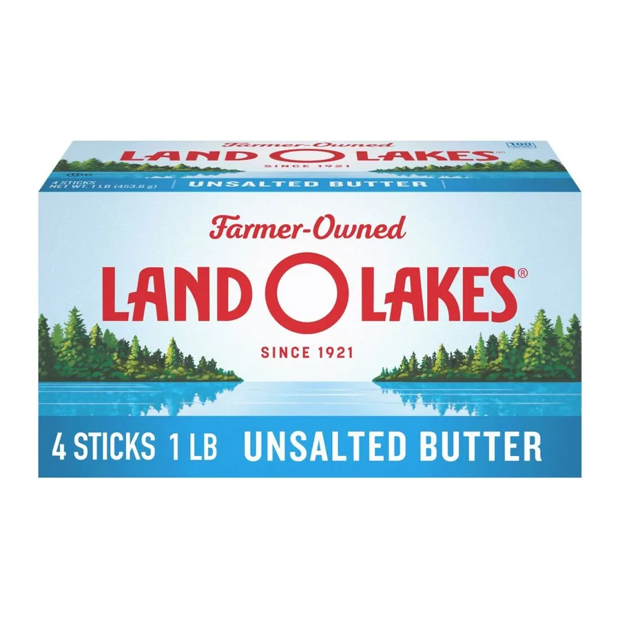 Land O'Lakes LoL Unsalted butter, front of pack