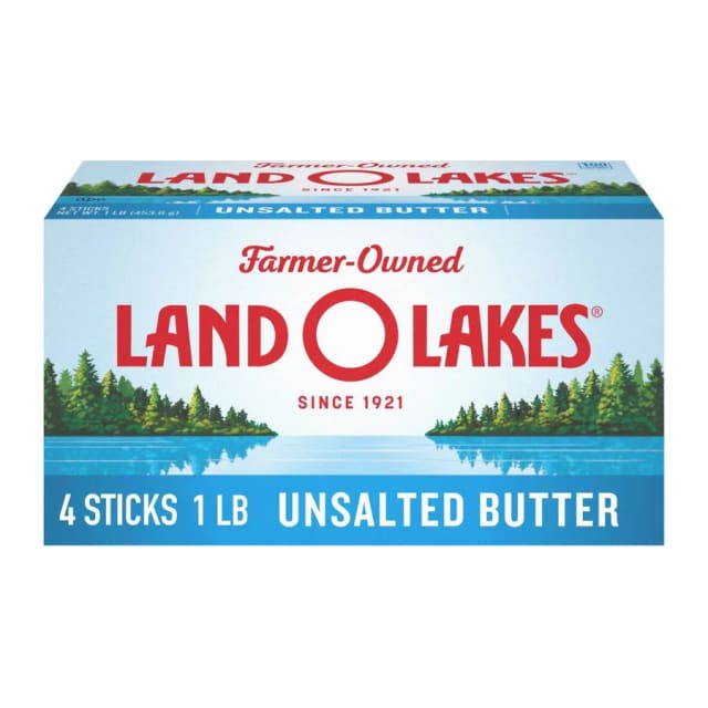 Land O'Lakes LoL Unsalted butter, front of pack