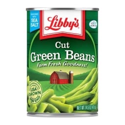 Libby's Cut green beans, front of pack