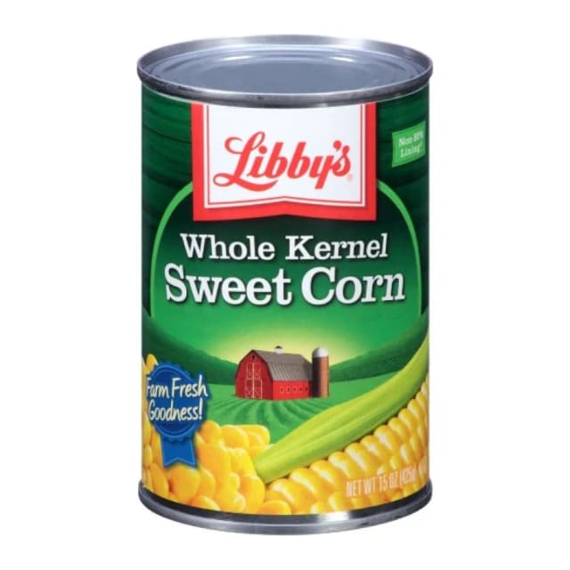 Libby's Whole kernel sweet corn, front of pack