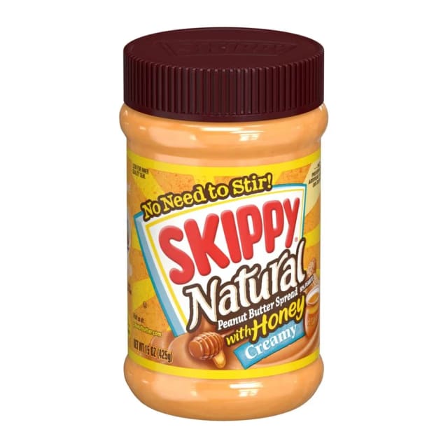 Skippy Peanut butter honey creamy, front of pack