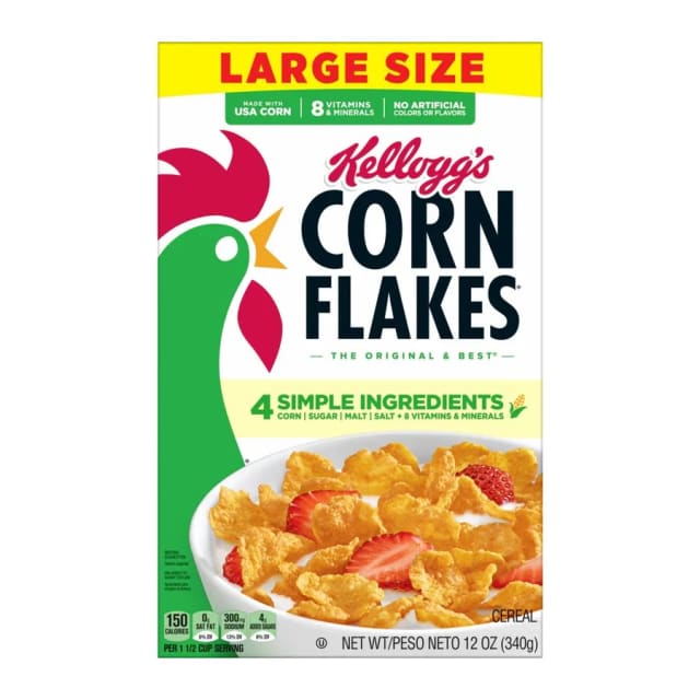 Kellogg's Corn Flakes, front of pack