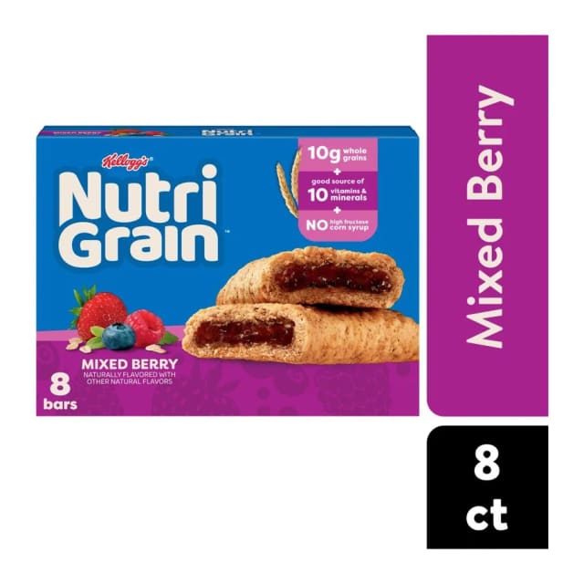Kellogg's Kellog's Nutrigrain Mixed Berry, front of pack