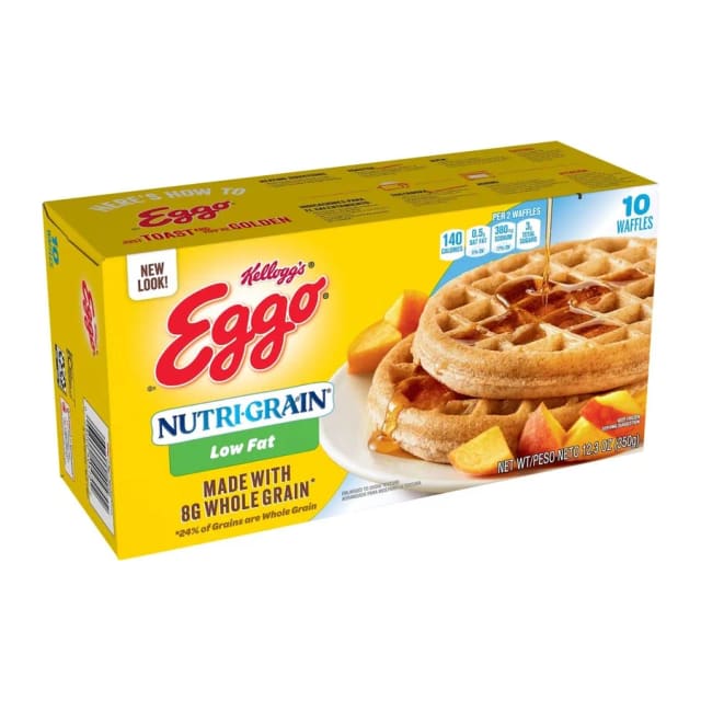Eggo Whole grain waffles, front of pack