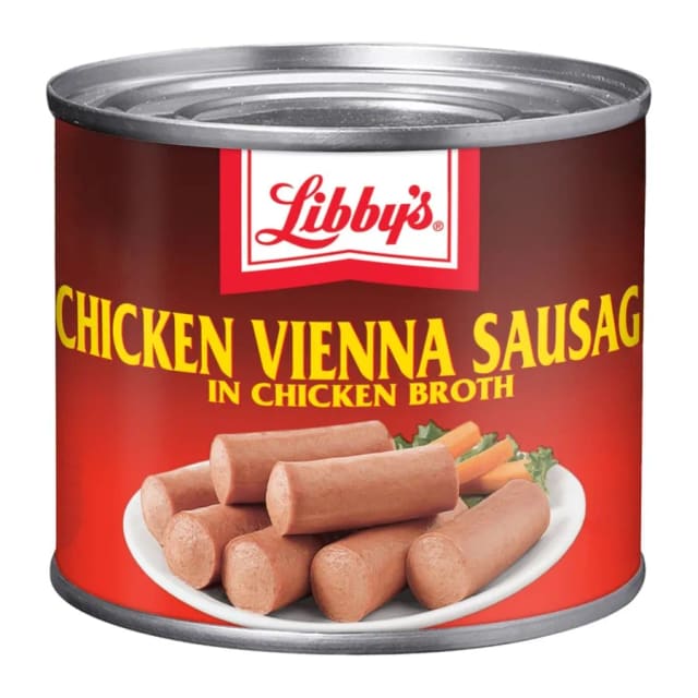 Libby's Chicken Vienna Sausage in Chicken Broth, front of pack
