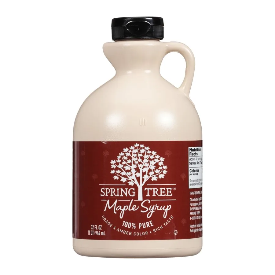 Spring Tree Maple Syrup, front of pack