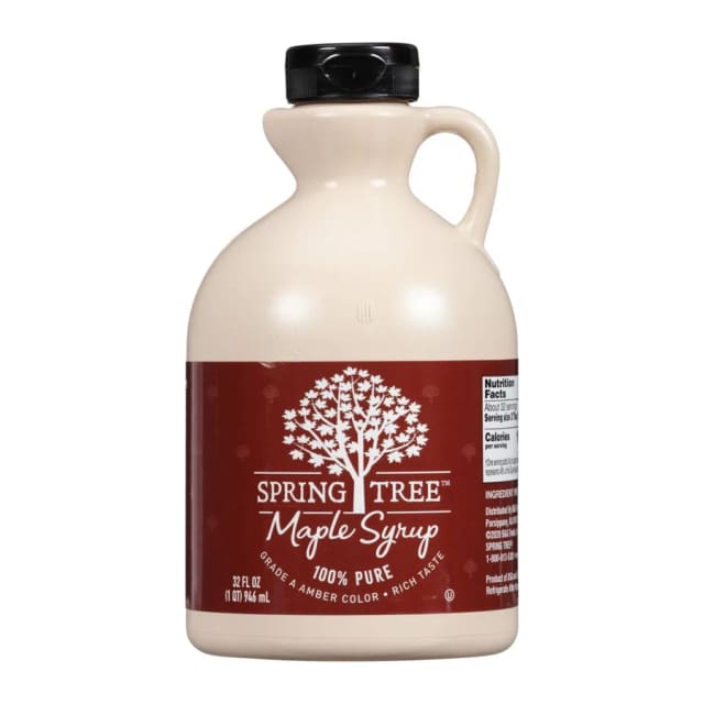 Spring Tree Maple Syrup, front of pack