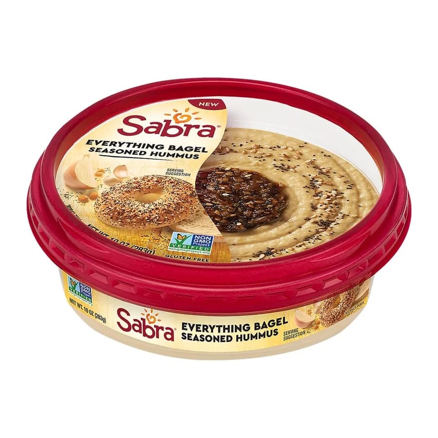 Sabra Everything Bagel Hummus, front of pack