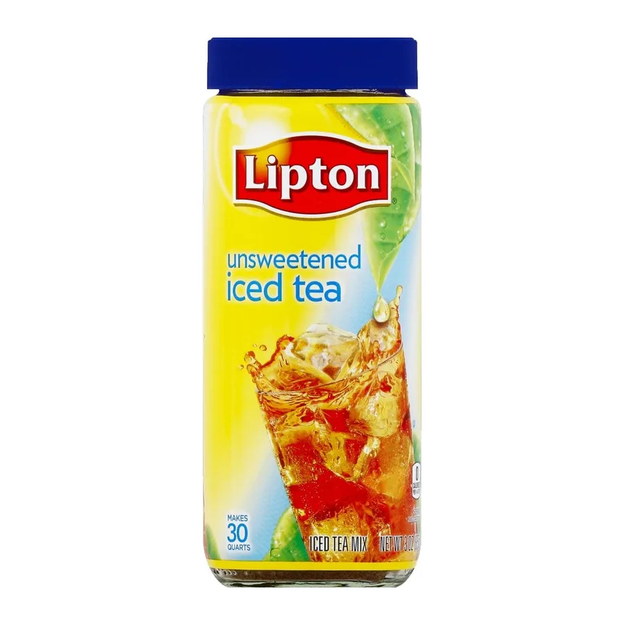 Lipton Unsweetened iced tea, front of pack