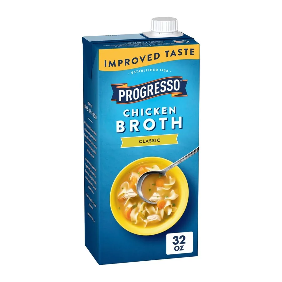 Progresso Broth chicken, front of pack