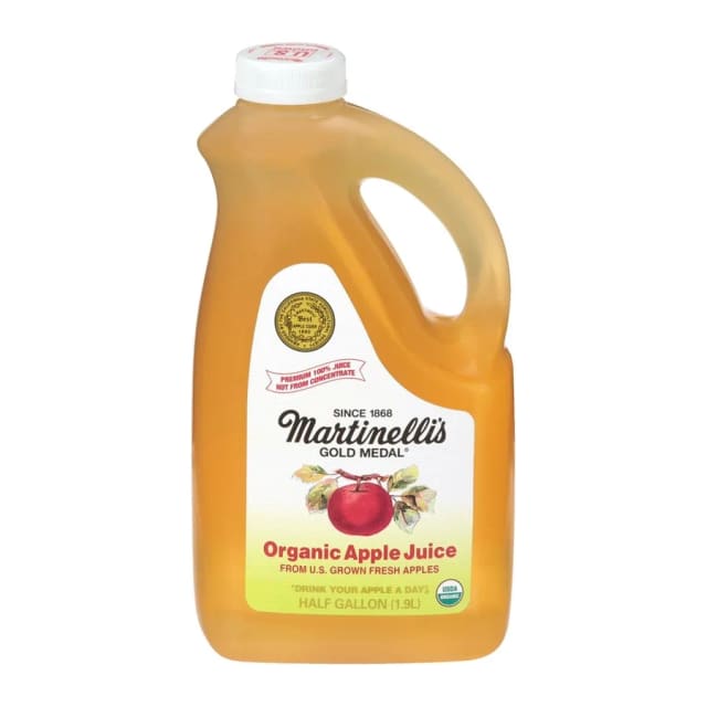 Martinelli's Organic apple juice, front of pack
