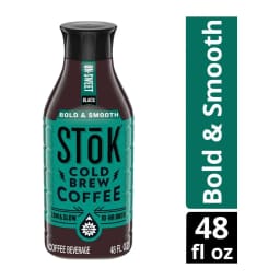 SToK Un-Sweet Black Cold Brew Coffee, front of pack