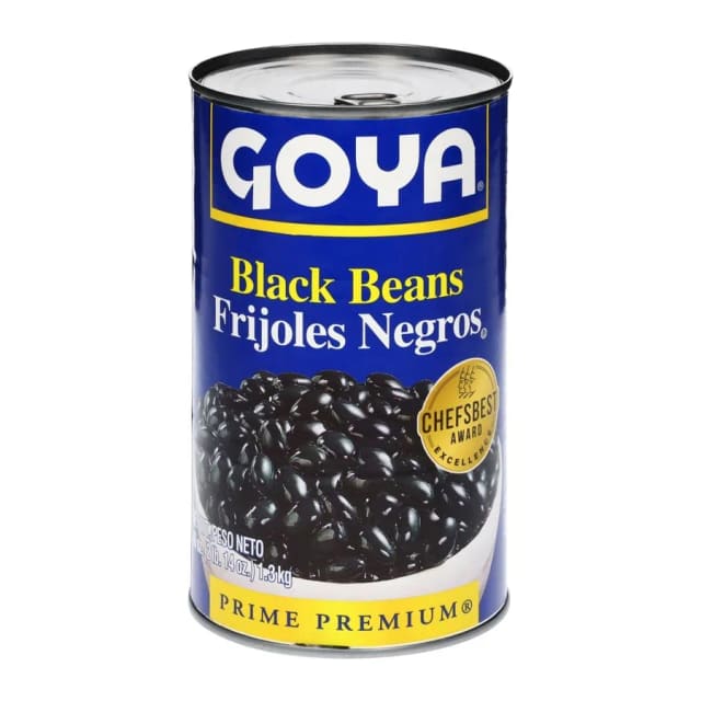 Goya Black Beans, front of pack