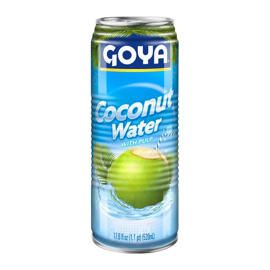 Goya Coconut Water with pulp, front of pack