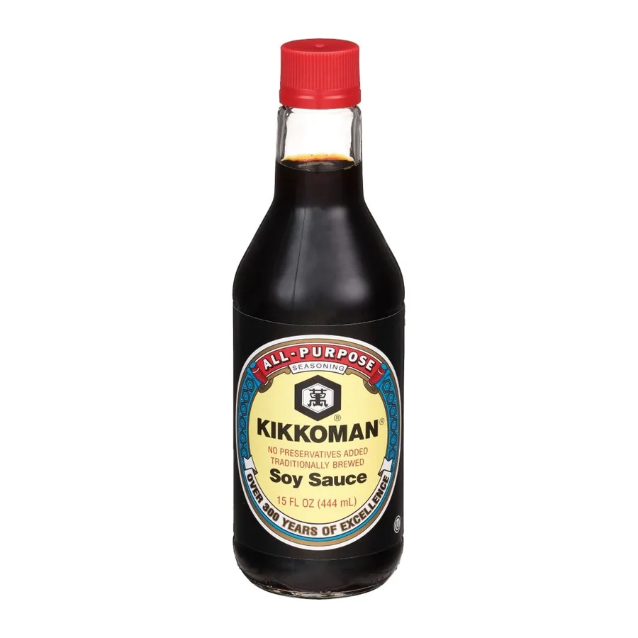 Kikkoman Soy sauce, front of pack