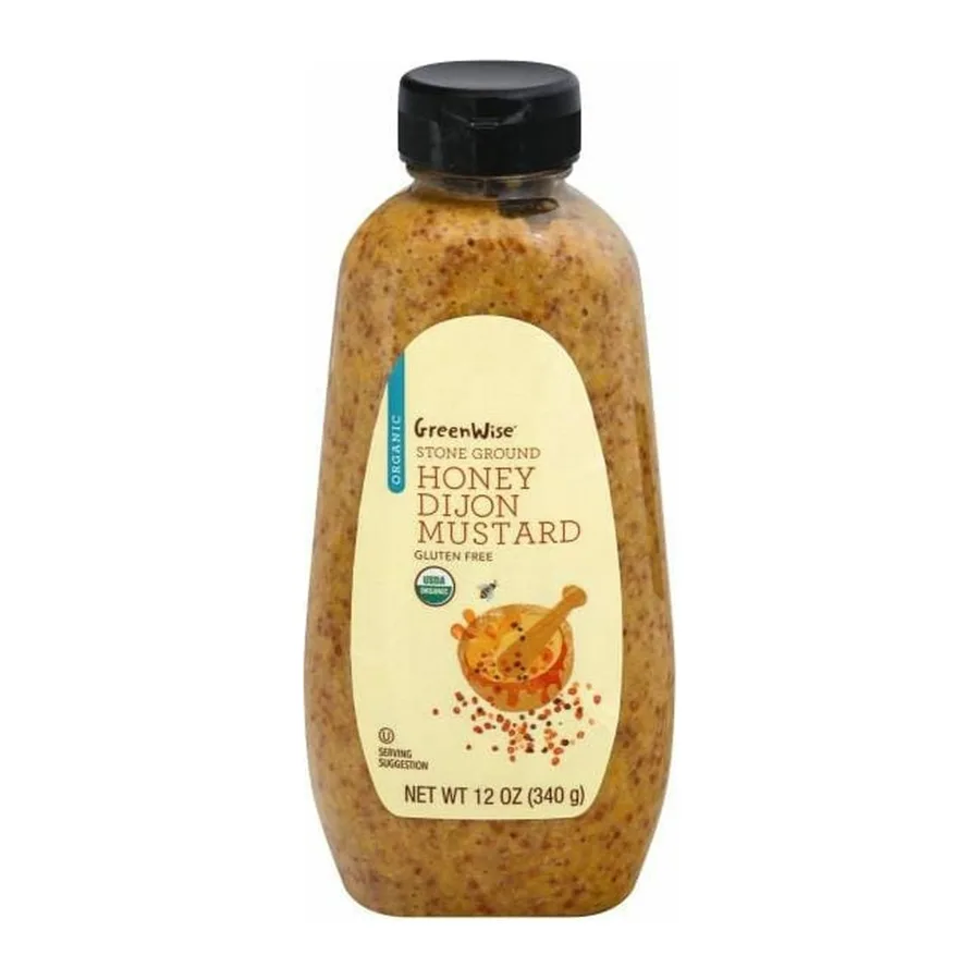 Greenwise Stone Ground Honey Dijon Mustard, front of pack