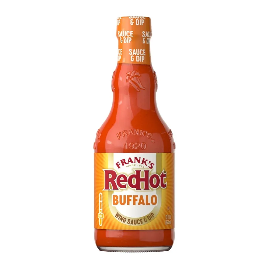 Frank's Buffalo Wings Sauce, front of pack