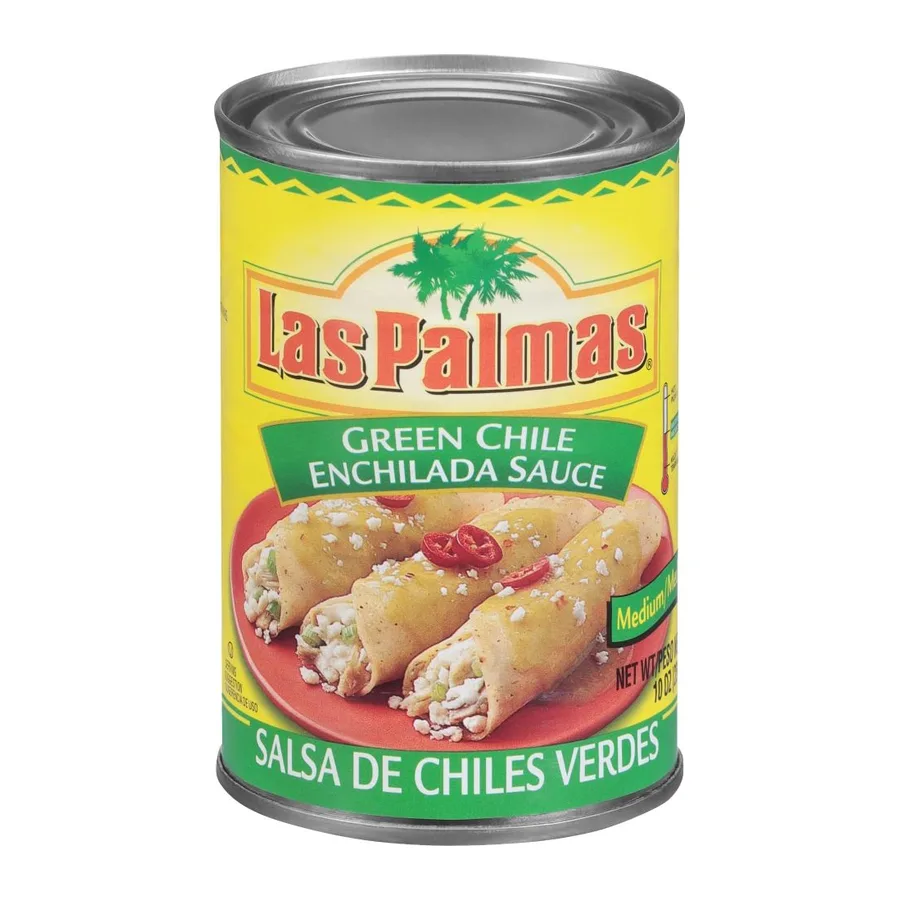 Las Palmas Green Chile Enchilada Sauce, front of pack